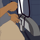 STAUBER Best Airplane Sneeze Guard - This Personal Airplane Seat Divider is Reusable, Portable, Collapsable, Flexible, and User Friendly - Sky Shield