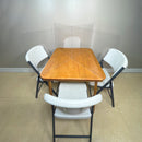 Stauber Best Plexiglass Tabletop Sneeze Guard - 4-Way Divider for cafeteria in school, nursing home, or break room