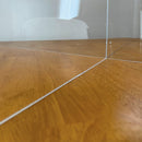 Stauber Best Plexiglass Tabletop Sneeze Guard - 4-Way Divider for cafeteria in school, nursing home, or break room